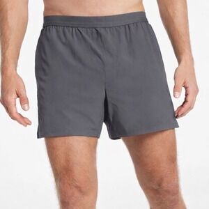 VRST Accelerate Lined Running Shorts Mens Gray Boxer‎ Brief Liner New